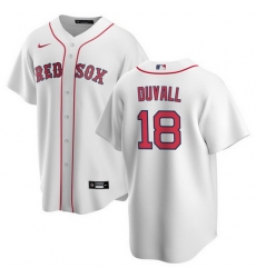 Men Boston Red Sox 18 Adam Duvall White Cool Base Stitched Baseball Jersey Men Boston Red Sox 18 Adam Duvall White Cool Base Stitched Baseball Jersey
