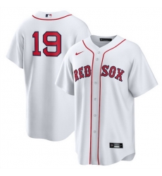 Men Boston Red Sox 19 Roman Anthony White No Name Cool Base Stitched Baseball Jersey Men Boston Red Sox 19 Roman Anthony White No Name Cool Base Stitched Baseball Jersey