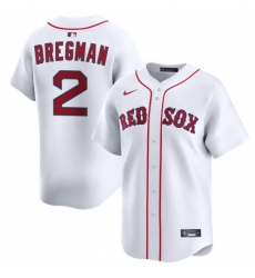 Men Boston Red Sox 2 Alex Bregman White 2024 Home Limited Stitched Baseball Jersey Men Boston Red Sox 2 Alex Bregman White 2024 Home Limited Stitched Baseball Jersey