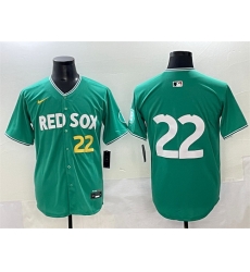 Men Boston Red Sox 22 Garrett Whitlock Green 2025 City Connect Limited Stitched Baseball Jersey Men Boston Red Sox 22 Garrett Whitlock Green 2025 City Connect Limited Stitched Baseball Jersey
