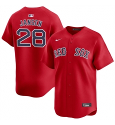 Men Boston Red Sox 28 Danny Jansen Red 2024 Alternate Limited Stitched Baseball Jersey Men Boston Red Sox 28 Danny Jansen Red 2024 Alternate Limited Stitched Baseball Jersey