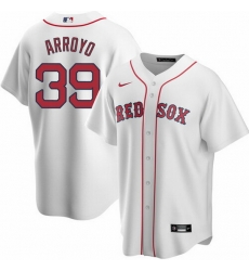Men Boston Red Sox 39 Christian Arroyo White Cool Base Stitched Baseball Jerse Men Boston Red Sox 39 Christian Arroyo White Cool Base Stitched Baseball Jerse