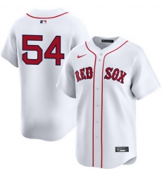 Men Boston Red Sox 54 Lucas Giolito White No Name 2024 Home Limited Stitched Baseball Jersey
