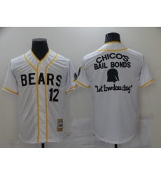 Men Chicago Bears Film Bail Bonds Let Freedom Ring White Base Ball Jersey Men Chicago Bears Film Bail Bonds Let Freedom Ring White Base Ball Jersey