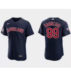 Men Cleveland Guardians 99 James Karinchak Navy Flex Base Stitched Jersey Men Cleveland Guardians 99 James Karinchak Navy Flex Base Stitched Jersey