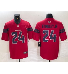 Men Houston Texans 24 Derek Stingley Jr Red Vapor Untouchable Stitched Footb Men Houston Texans 24 Derek Stingley Jr Red Vapor Untouchable Stitched Footb