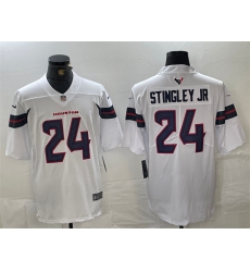 Men Houston Texans 24 Derek Stingley Jr White Vapor Untouchable Stitched Footb Men Houston Texans 24 Derek Stingley Jr White Vapor Untouchable Stitched Footb