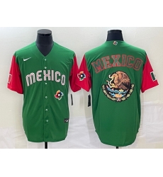 Men Mexico Baseball 2023 Green Team Big Logo World Baseball Classic Stitched Jersey Men Mexico Baseball 2023 Green Team Big Logo World Baseball Classic Stitched Jersey
