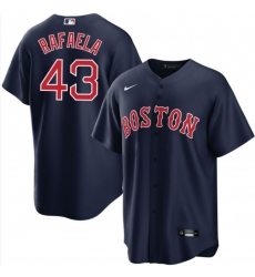 Men Nike Boston Red Sox #43 Ceddanne Rafaela Navy Blue Stitched Cool Base Baseball Jersey Men Nike Boston Red Sox #43 Ceddanne Rafaela Navy Blue Stitched Cool Base Baseball Jersey