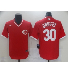 Men Nike Cincinati Reds Ken Griffey Jr 30 Red Cool Base Stitched Pullover MLB Jersey Men Nike Cincinati Reds Ken Griffey Jr 30 Red Cool Base Stitched Pullover MLB Jersey