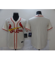 Men Nike St Louis Arizona Cardinals Cream Stitched MLB Blank Cool Base Nike Jersey Men Nike St Louis Arizona Cardinals Cream Stitched MLB Blank Cool Base Nike Jersey