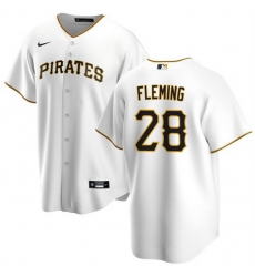 Men Pittsburgh Pirates 28 Josh Fleming White Cool Base Stitched Baseball Jersey Men Pittsburgh Pirates 28 Josh Fleming White Cool Base Stitched Baseball Jersey