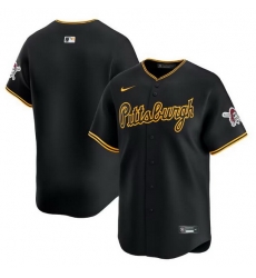 Men Pittsburgh Pirates Blank Black Alternate Limited Stitched Baseball Jersey Men Pittsburgh Pirates Blank Black Alternate Limited Stitched Baseball Jersey