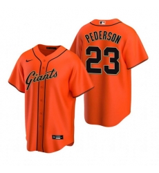 Men San Francisco New York Giants 23 Joc Pederson Orange Cool Base Stitched Jerse Men San Francisco New York Giants 23 Joc Pederson Orange Cool Base Stitched Jerse