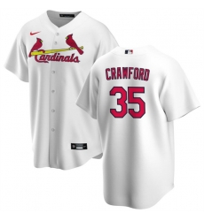 Men St Louis Cardinals 35 Brandon Crawford White Cool Base Stitched Baseball Jersey Men St Louis Cardinals 35 Brandon Crawford White Cool Base Stitched Baseball Jersey