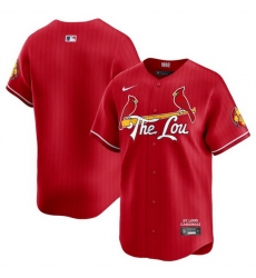 Men St Louis Cardinals Blank Red 2024 City Connect Limited Stitched Baseball Jersey Men St Louis Cardinals Blank Red 2024 City Connect Limited Stitched Baseball Jersey