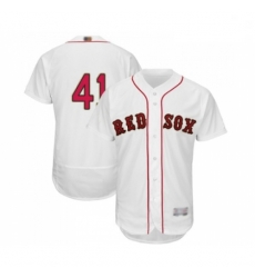 Mens Boston Red Sox 41 Chris Sale White 2019 Gold Program Flex Base Authentic Collection Baseball Jersey Mens Boston Red Sox 41 Chris Sale White 2019 Gold Program Flex Base Authentic Collection Baseball Jersey