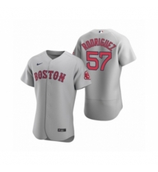 Men's Boston Red Sox #57 Eduardo Rodriguez Nike Gray Authentic Road Jersey Men's Boston Red Sox #57 Eduardo Rodriguez Nike Gray Authentic Road Jersey