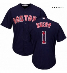 Mens Majestic Boston Red Sox 1 Bobby Doerr Authentic Navy Blue Team Logo Fashion Cool Base MLB Jersey Mens Majestic Boston Red Sox 1 Bobby Doerr Authentic Navy Blue Team Logo Fashion Cool Base MLB Jersey