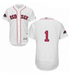 Mens Majestic Boston Red Sox 1 Bobby Doerr White Home Flex Base Authentic Collection 2018 World Series Jersey Mens Majestic Boston Red Sox 1 Bobby Doerr White Home Flex Base Authentic Collection 2018 World Series Jersey