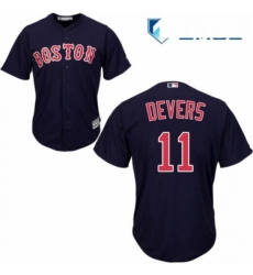 Mens Majestic Boston Red Sox 11 Rafael Devers Replica Navy Blue Alternate Road Cool Base MLB Jersey Mens Majestic Boston Red Sox 11 Rafael Devers Replica Navy Blue Alternate Road Cool Base MLB Jersey