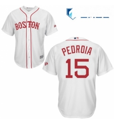 Mens Majestic Boston Red Sox 15 Dustin Pedroia Authentic White New Alternate Home Cool Base MLB Jersey Mens Majestic Boston Red Sox 15 Dustin Pedroia Authentic White New Alternate Home Cool Base MLB Jersey