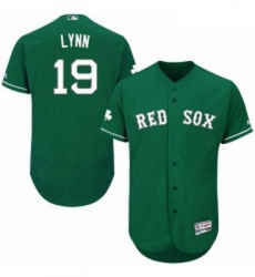Mens Majestic Boston Red Sox 19 Fred Lynn Green Celtic Flexbase Authentic Collection MLB Jersey Mens Majestic Boston Red Sox 19 Fred Lynn Green Celtic Flexbase Authentic Collection MLB Jersey
