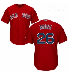 Mens Majestic Boston Red Sox 26 Wade Boggs Replica Red Alternate Home Cool Base MLB Jersey Mens Majestic Boston Red Sox 26 Wade Boggs Replica Red Alternate Home Cool Base MLB Jersey