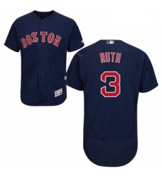 Mens Majestic Boston Red Sox 3 Babe Ruth Navy Blue Flexbase Authentic Collection MLB Jersey Mens Majestic Boston Red Sox 3 Babe Ruth Navy Blue Flexbase Authentic Collection MLB Jersey