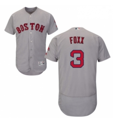 Mens Majestic Boston Red Sox 3 Jimmie Foxx Grey Road Flex Base Authentic Collection MLB Jersey Mens Majestic Boston Red Sox 3 Jimmie Foxx Grey Road Flex Base Authentic Collection MLB Jersey