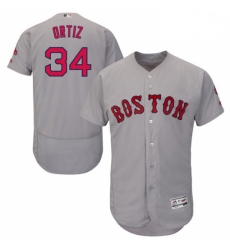 Mens Majestic Boston Red Sox 34 David Ortiz Grey Road Flex Base Authentic Collection MLB Jersey Mens Majestic Boston Red Sox 34 David Ortiz Grey Road Flex Base Authentic Collection MLB Jersey