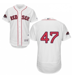 Mens Majestic Boston Red Sox 47 Tyler Thornburg White Home Flex Base Authentic Collection 2018 World Series Jersey Mens Majestic Boston Red Sox 47 Tyler Thornburg White Home Flex Base Authentic Collection 2018 World Series Jersey