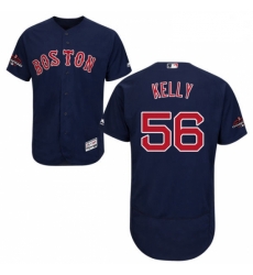 Mens Majestic Boston Red Sox 56 Joe Kelly Navy Blue Alternate Flex Base Authentic Collection 2018 World Series Jersey Mens Majestic Boston Red Sox 56 Joe Kelly Navy Blue Alternate Flex Base Authentic Collection 2018 World Series Jersey