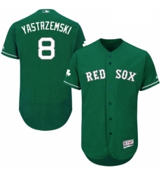 Mens Majestic Boston Red Sox 8 Carl Yastrzemski Green Celtic Flexbase Authentic Collection MLB Jersey Mens Majestic Boston Red Sox 8 Carl Yastrzemski Green Celtic Flexbase Authentic Collection MLB Jersey