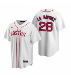 Mens Nike Boston Red Sox 28 JD Martinez White Alternate Stitched Baseball Jersey Mens Nike Boston Red Sox 28 JD Martinez White Alternate Stitched Baseball Jersey