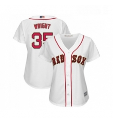Womens Boston Red Sox 35 Steven Wright Authentic White 2019 Gold Program Cool Base Baseball Jersey Womens Boston Red Sox 35 Steven Wright Authentic White 2019 Gold Program Cool Base Baseball Jersey