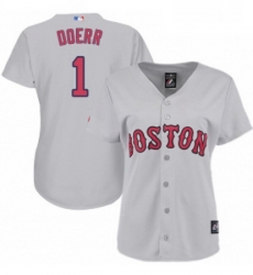 Womens Majestic Boston Red Sox 1 Bobby Doerr Authentic Grey Road MLB Jersey Womens Majestic Boston Red Sox 1 Bobby Doerr Authentic Grey Road MLB Jersey
