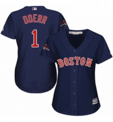 Womens Majestic Boston Red Sox 1 Bobby Doerr Authentic Navy Blue Alternate Road 2018 World Series Champions MLB Jersey Womens Majestic Boston Red Sox 1 Bobby Doerr Authentic Navy Blue Alternate Road 2018 World Series Champions MLB Jersey