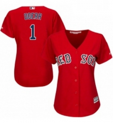 Womens Majestic Boston Red Sox 1 Bobby Doerr Replica Red Alternate Home MLB Jersey Womens Majestic Boston Red Sox 1 Bobby Doerr Replica Red Alternate Home MLB Jersey