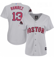 Womens Majestic Boston Red Sox 13 Hanley Ramirez Authentic Grey Road 2018 World Series Champions MLB Jersey Womens Majestic Boston Red Sox 13 Hanley Ramirez Authentic Grey Road 2018 World Series Champions MLB Jersey