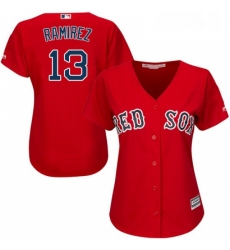 Womens Majestic Boston Red Sox 13 Hanley Ramirez Authentic Red Alternate Home MLB Jersey Womens Majestic Boston Red Sox 13 Hanley Ramirez Authentic Red Alternate Home MLB Jersey