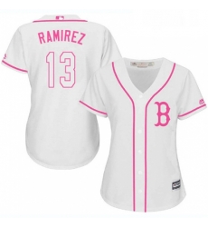 Womens Majestic Boston Red Sox 13 Hanley Ramirez Authentic White Fashion MLB Jersey Womens Majestic Boston Red Sox 13 Hanley Ramirez Authentic White Fashion MLB Jersey