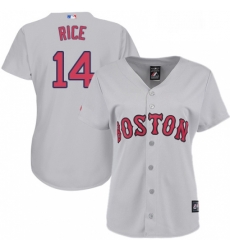 Womens Majestic Boston Red Sox 14 Jim Rice Authentic Grey Road MLB Jersey Womens Majestic Boston Red Sox 14 Jim Rice Authentic Grey Road MLB Jersey