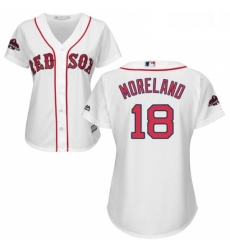Womens Majestic Boston Red Sox 18 Mitch Moreland Authentic White Home 2018 World Series Champions MLB Jersey Womens Majestic Boston Red Sox 18 Mitch Moreland Authentic White Home 2018 World Series Champions MLB Jersey