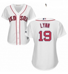Womens Majestic Boston Red Sox 19 Fred Lynn Replica White Home MLB Jersey Womens Majestic Boston Red Sox 19 Fred Lynn Replica White Home MLB Jersey