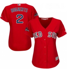 Womens Majestic Boston Red Sox 2 Xander Bogaerts Authentic Red Alternate Home 2018 World Series Champions MLB Jersey Womens Majestic Boston Red Sox 2 Xander Bogaerts Authentic Red Alternate Home 2018 World Series Champions MLB Jersey