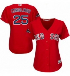 Womens Majestic Boston Red Sox 25 Tony Conigliaro Authentic Red Alternate Home 2018 World Series Champions MLB Jersey Womens Majestic Boston Red Sox 25 Tony Conigliaro Authentic Red Alternate Home 2018 World Series Champions MLB Jersey