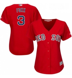 Womens Majestic Boston Red Sox 3 Jimmie Foxx Replica Red Alternate Home MLB Jersey Womens Majestic Boston Red Sox 3 Jimmie Foxx Replica Red Alternate Home MLB Jersey