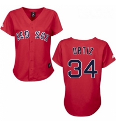 Womens Majestic Boston Red Sox 34 David Ortiz Authentic Red MLB Jersey Womens Majestic Boston Red Sox 34 David Ortiz Authentic Red MLB Jersey