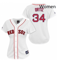 Womens Majestic Boston Red Sox 34 David Ortiz Authentic White MLB Jersey Womens Majestic Boston Red Sox 34 David Ortiz Authentic White MLB Jersey
